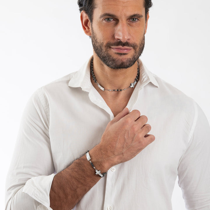 Ravie® Hématite mate & argent sterling – Traditionnel