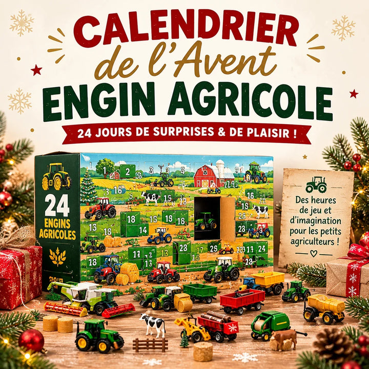 Calendrier de l'Avent de 24 véhicules miniatures
