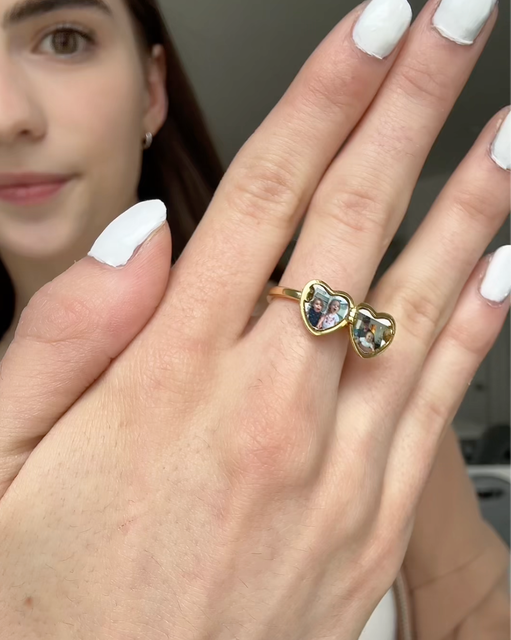 Bague Médaillon Cœur