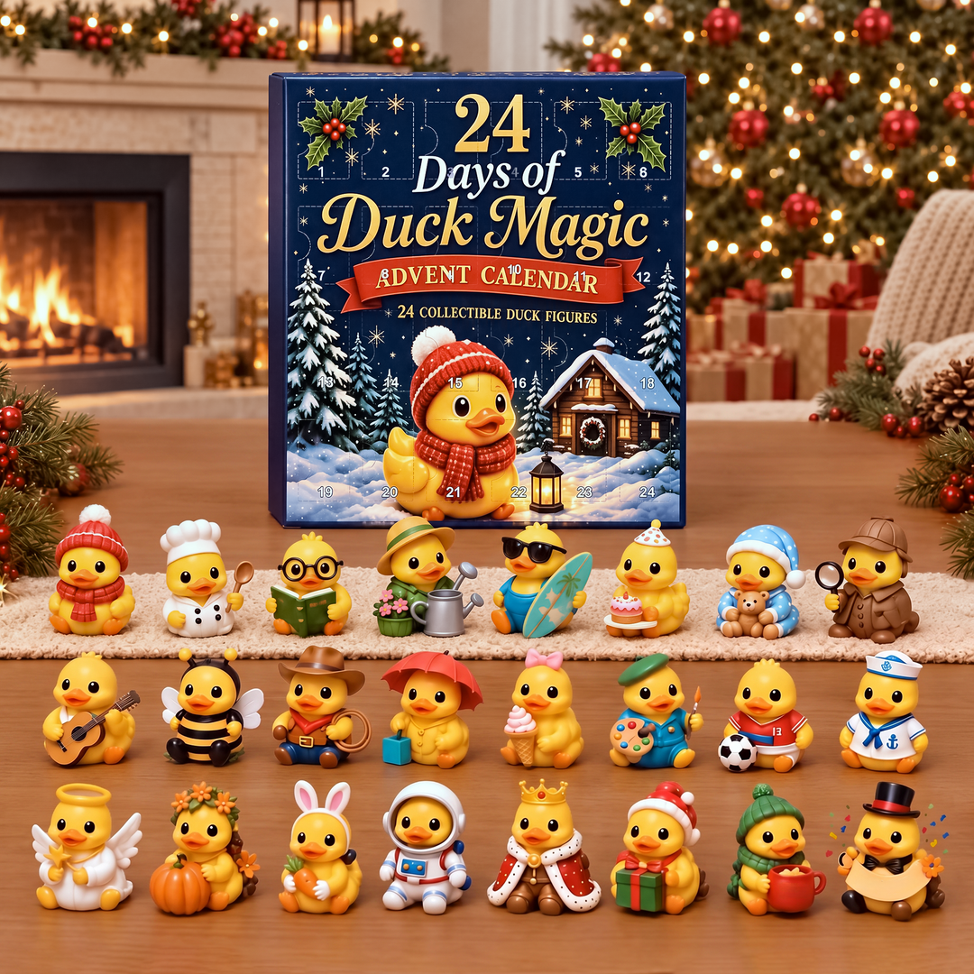 Calendrier De L’Avent Magique Canard De Noël Personnalisé - Cadeau De Noël Original
