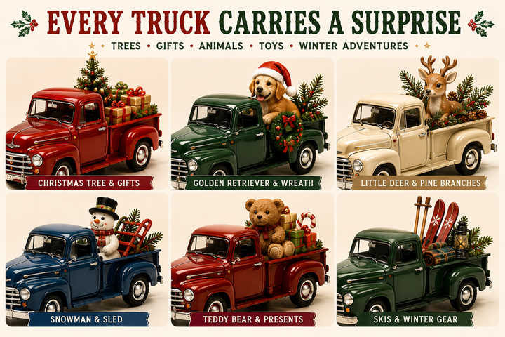 🎄🛻 Calendrier de l’Avent Pick-Up de Noël – 24 Surprises Festives ✨