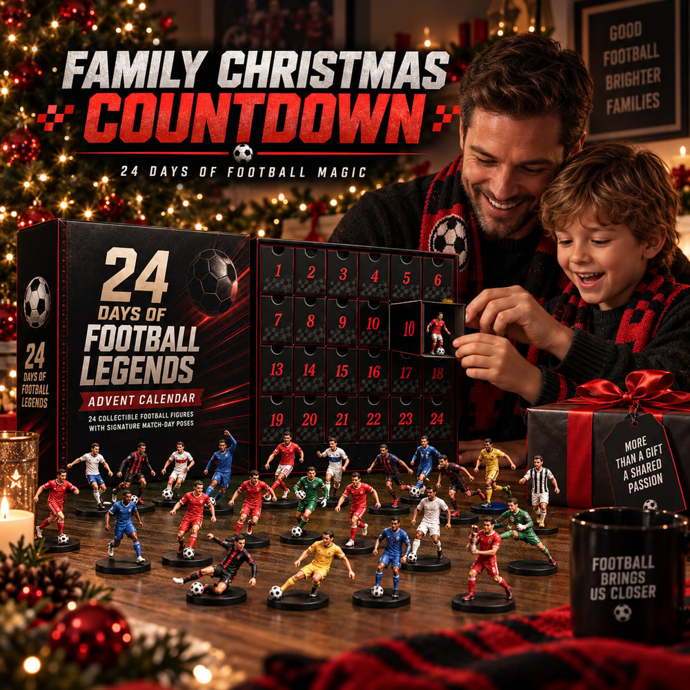 Calendrier de l’Avent Football – 24 Figurines