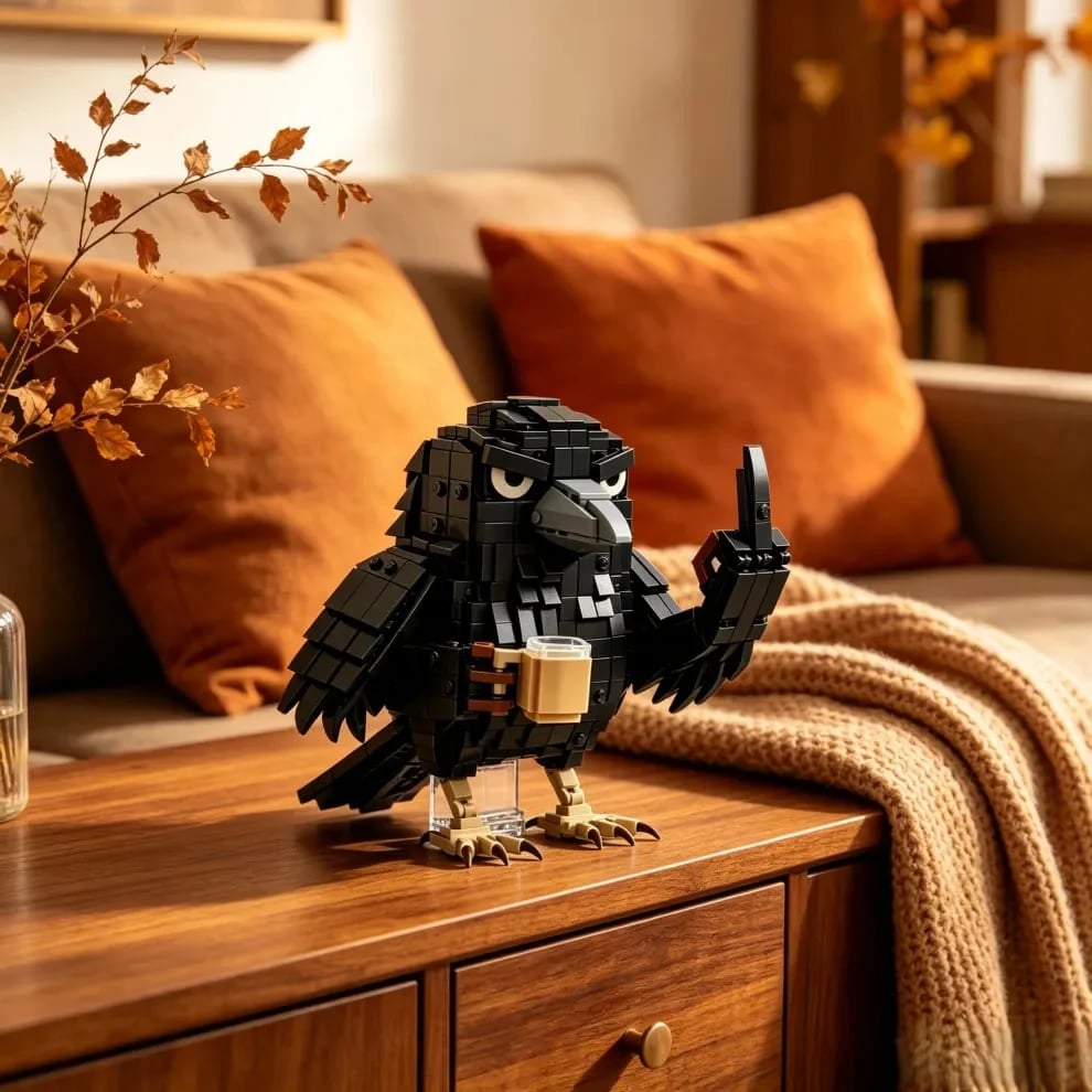 🐦‍⬛ Corbeau Sarcastique – Kit de Construction ☕
