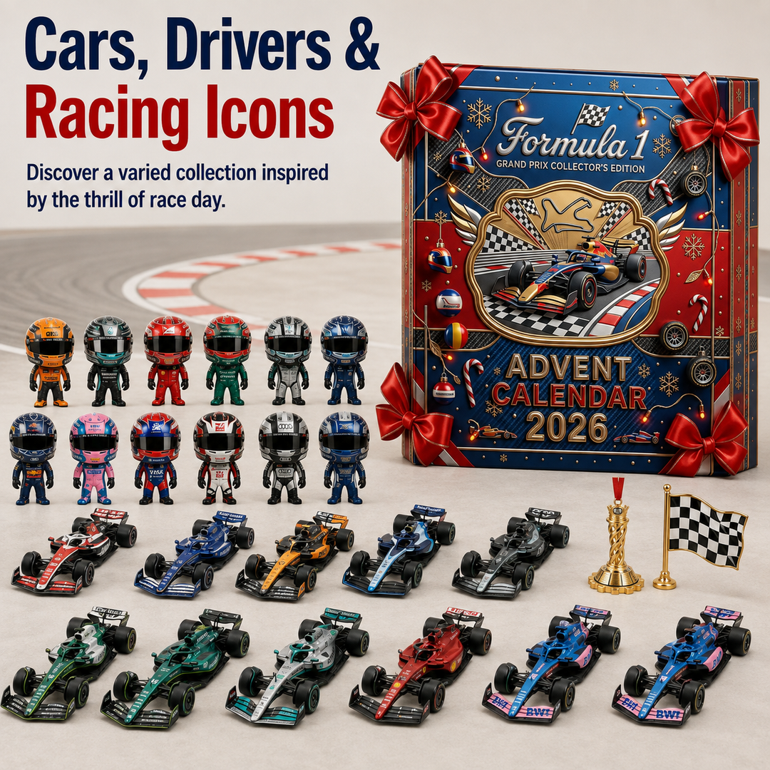 🏎️🏁 24 Jours de Gloire Automobile – Calendrier de l’Avent Grand Prix 2026