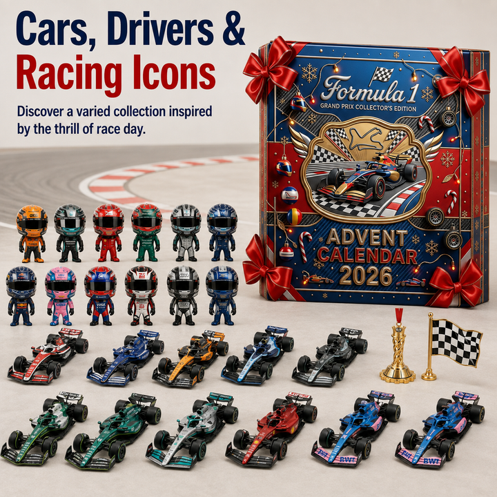 🏎️🏁 24 Jours de Gloire Automobile – Calendrier de l’Avent Grand Prix 2026