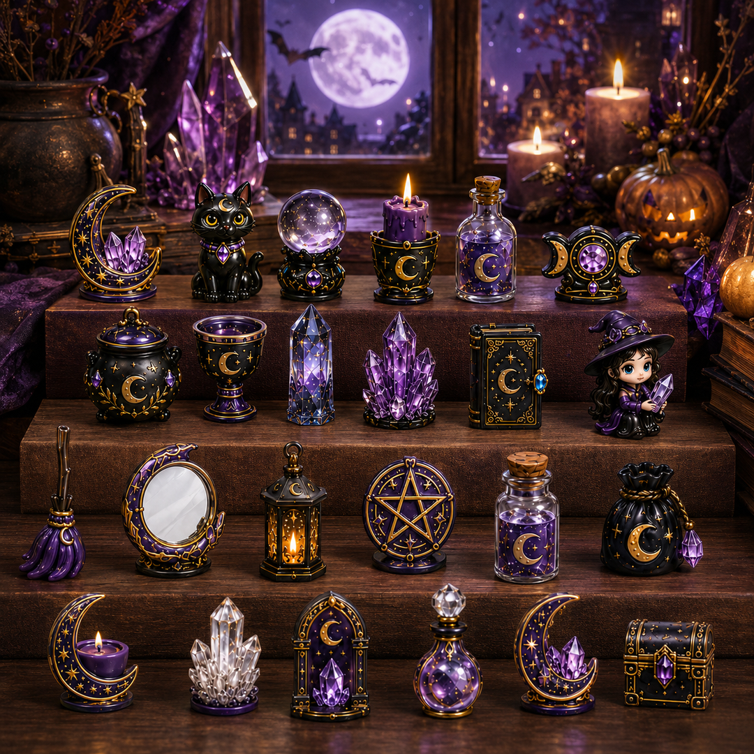 Calendrier de l’Avent Crystal Witch 2027 – 24 Jours de Magie et de Miniatures Mystiques