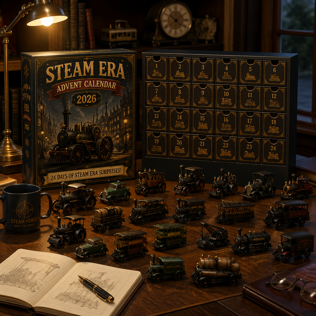 🚂 Calendrier de l’Avent Ère des Trains à Vapeur 2026 – 24 Jours de Miniatures Vintage 🎄✨