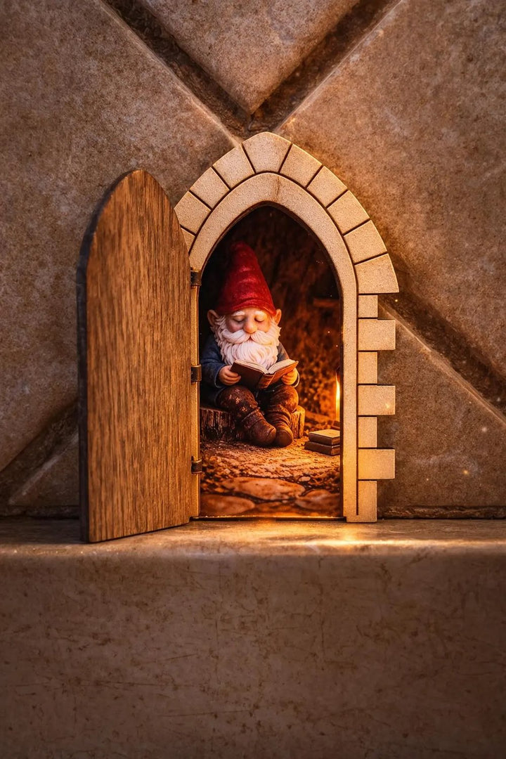 🚪✨ La petite porte des fées qui s’ouvre – un petit monde caché