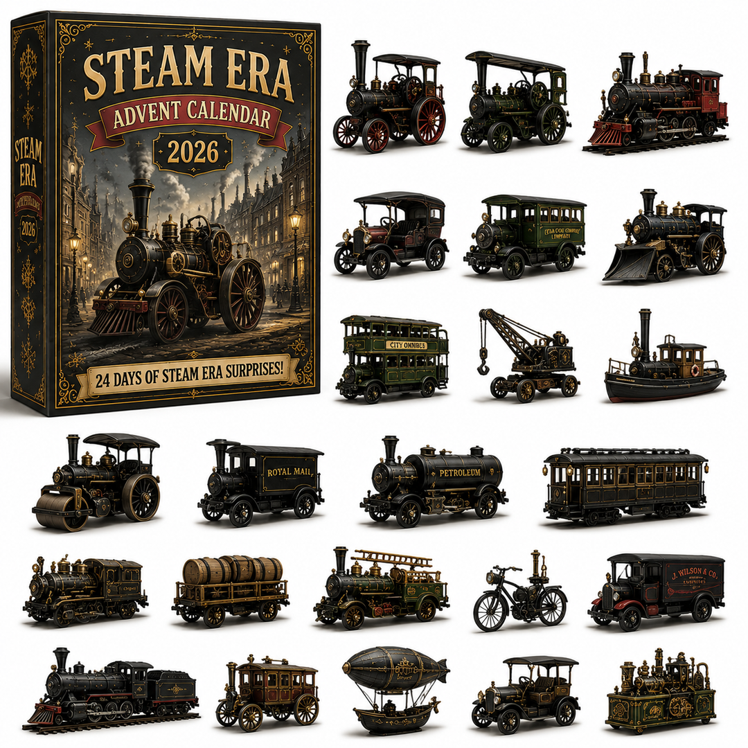 🚂 Calendrier de l’Avent Ère des Trains à Vapeur 2026 – 24 Jours de Miniatures Vintage 🎄✨