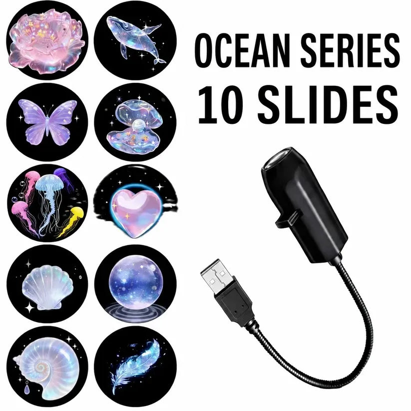 ✨Projecteur de Noël HD Plug-&-Play – 6 ou 10 scènes festives