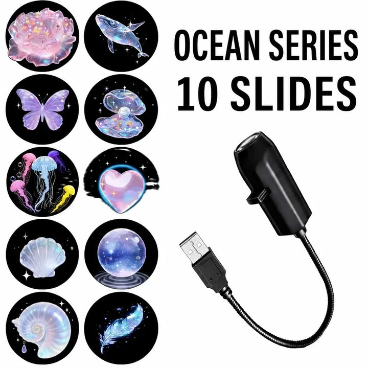 ✨Projecteur de Noël HD Plug-&-Play – 6 ou 10 scènes festives