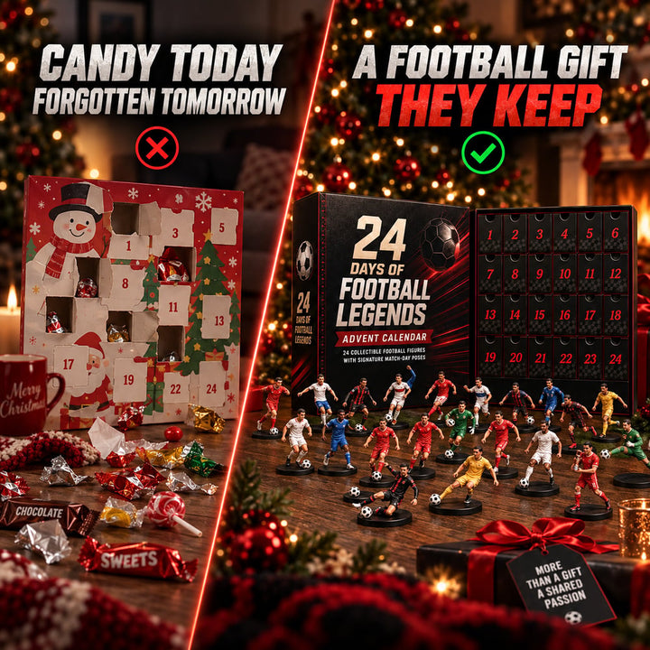 Calendrier de l’Avent Football – 24 Figurines
