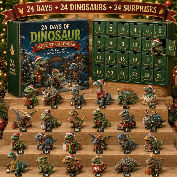Calendrier de l’Avent Dinosaures – 24 surprises
