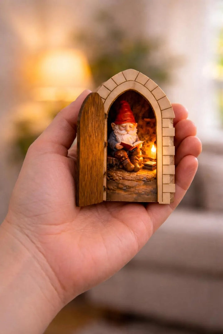 🚪✨ La petite porte des fées qui s’ouvre – un petit monde caché