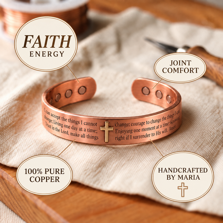 Bracelet de Foi en Cuivre de Maria