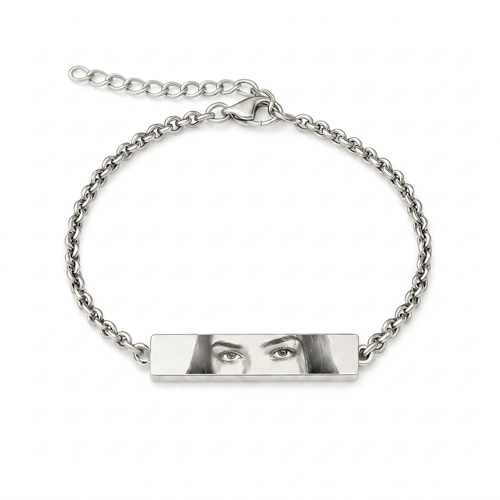 Bracelet personnalisé avec photo des yeux