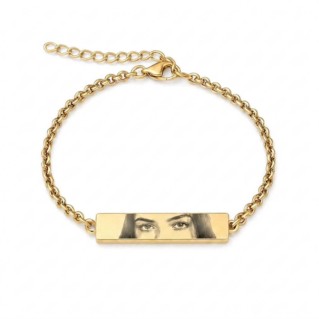Bracelet personnalisé avec photo des yeux