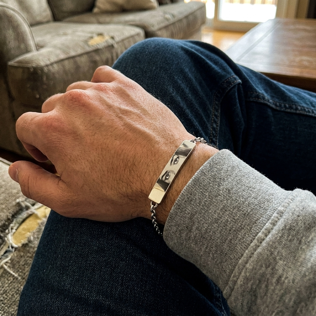 Bracelet personnalisé avec photo des yeux