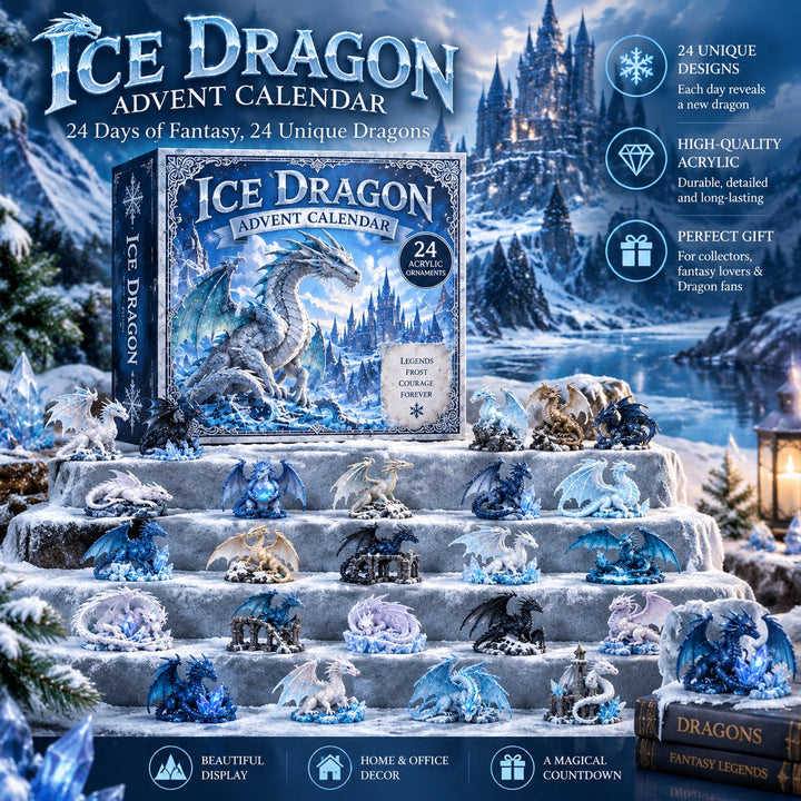 🐉❄️ Calendrier de l’Avent Dragon de Glace 2026 – 24 Surprises 🎄